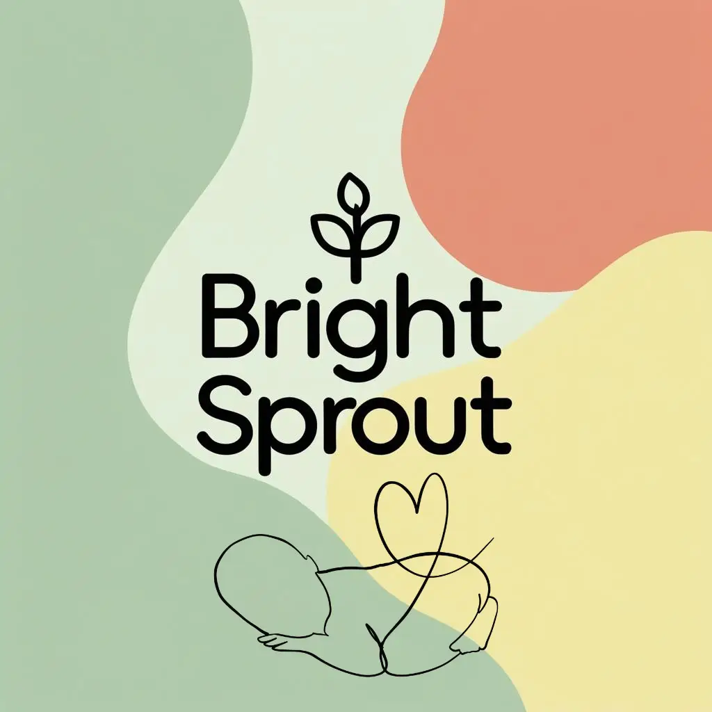bright sprout logo with mint and lemon